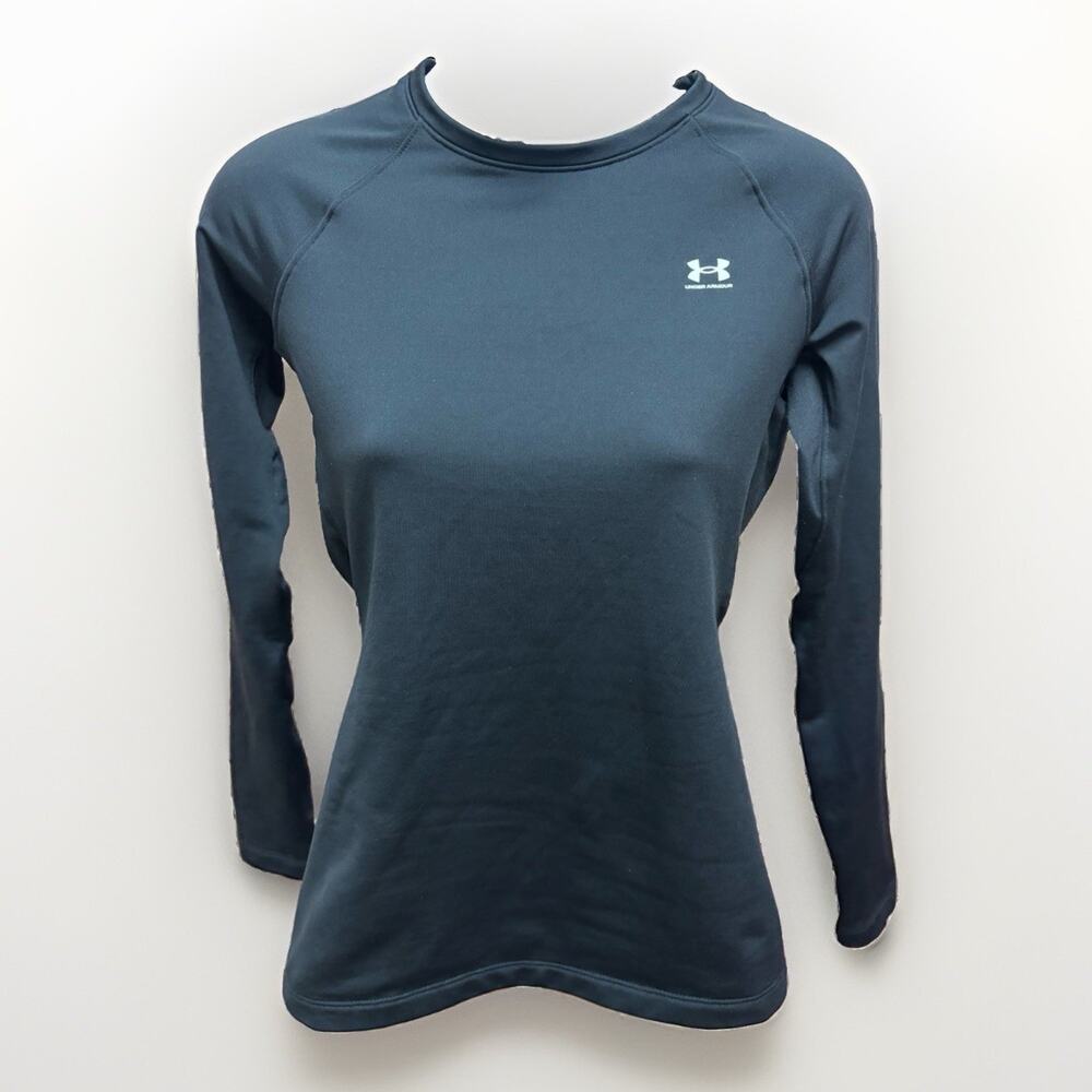 Under Armour ColdGear Womens Small Black Fitted Long Sleeve Base Layer Shirt